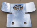 Heavy Duty Stainless Steel Towbar Guard - Toyota Logo